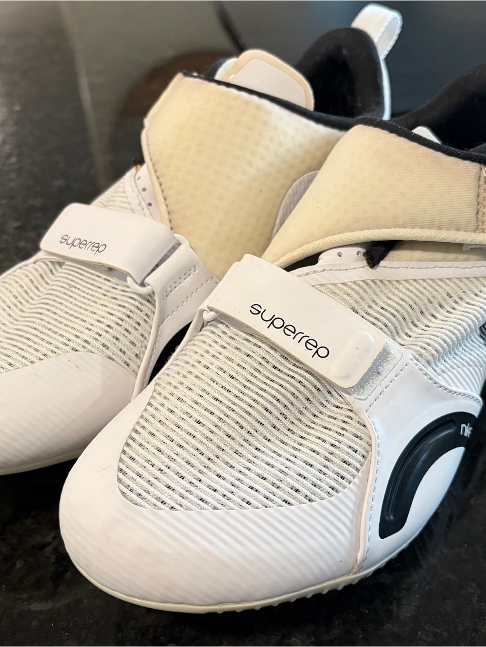 Nike Women’s Superrep Cycle Shoes. White. Size 9. Indoor Cycling Shoes